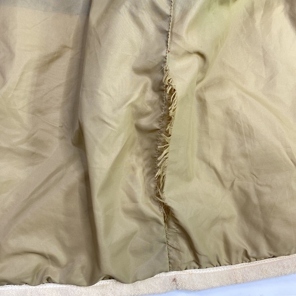 Vintage Hudson Bay 50's Bay Striped Pure Wool Blanket Coat Jacket Large - Picture 8 of 14